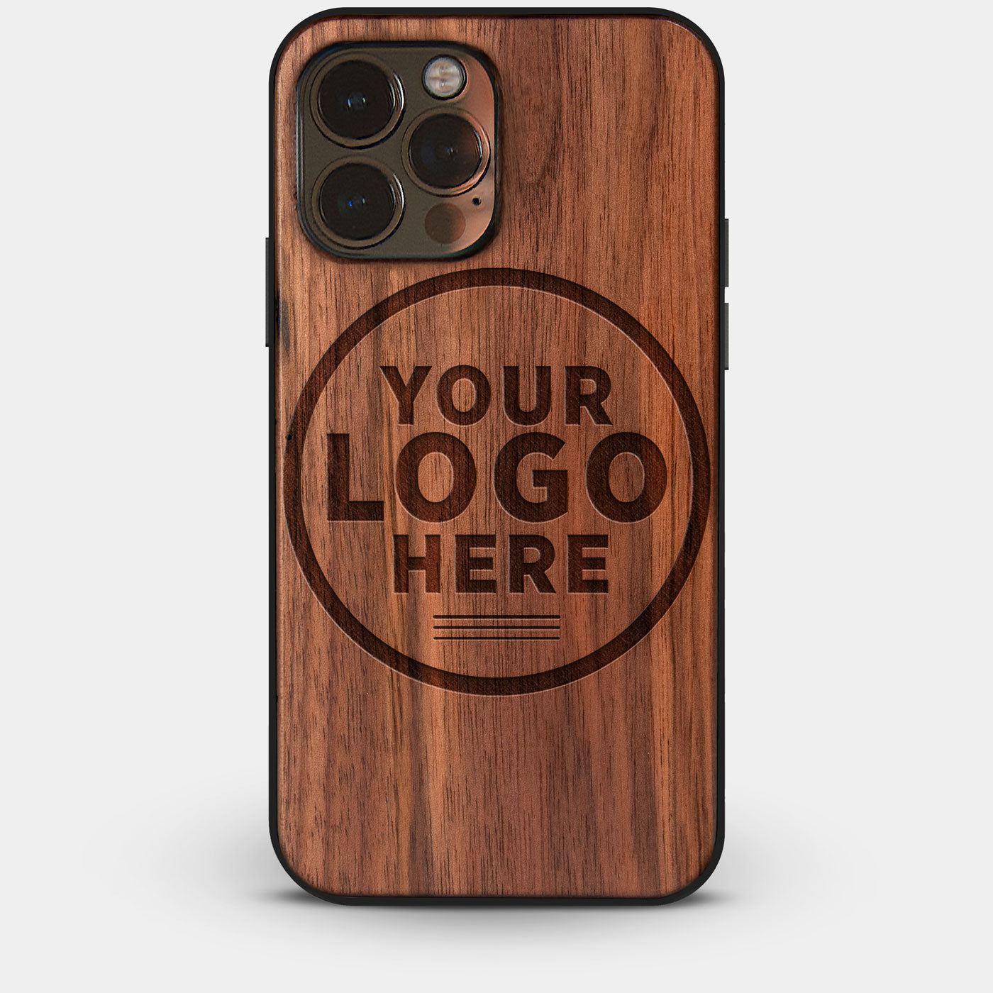 Wood Cleveland Indians iPhone 13 Pro Max Case - MagSafe