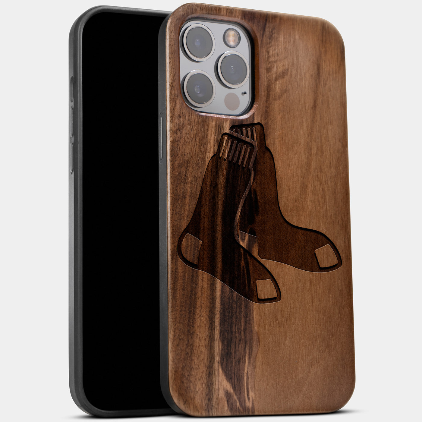 Wood Atlanta Braves iPhone 13 Pro Case - MagSafe® Compatible