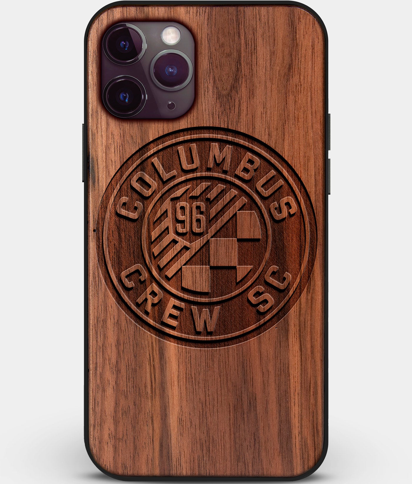 Custom Columbus Crew SC iPhone 15/15 Pro/15 Pro Max/15 Plus Case - Carved  Wood Columbus Crew SC Cover