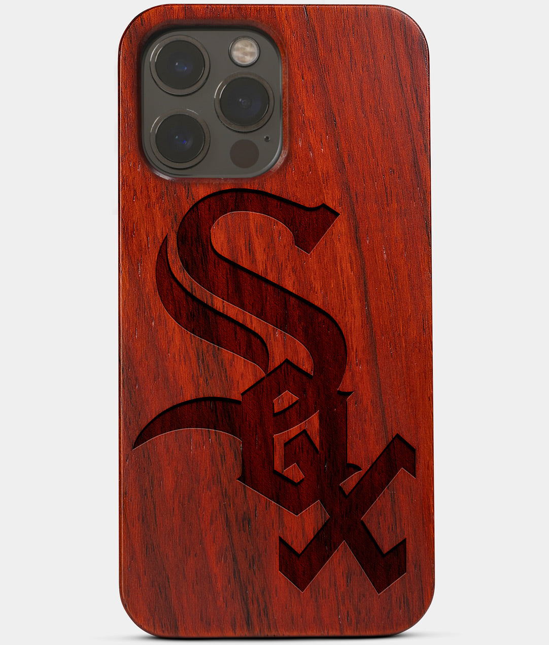Wood Chicago White Sox iPhone 13 Pro Case - MagSafe® Compatible iPhone 13  Pro Cover - Custom Chicago White Sox Gift