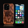 Custom Liverpool F.C. iPhone 16/16 Pro/16 Pro Max/16 Plus Case - Carved Wood Liverpool FC Cover