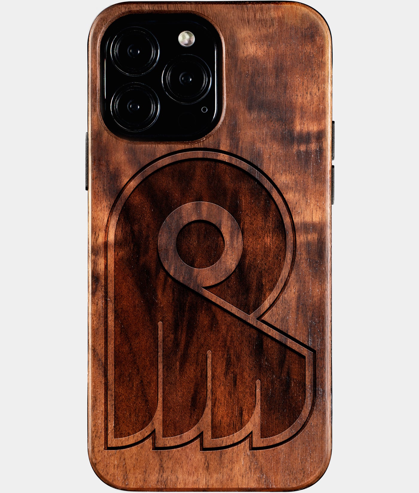 Custom Philadelphia Flyers iPhone 16/16 Pro/16 Pro Max/16 Plus Case - Carved Wood Flyers Cover - Eco-friendly Philadelphia Flyers iPhone 16 Case - Custom Philadelphia Flyers Gift For Him - Personalized Gifts For Fan, Sports Fan Christmas Gifts and Birthday Gift - iPhone 16 Cover By Engraved In Nature