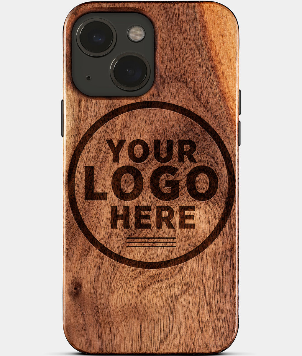 Personalized iPhone 15 Plus Case Wood Carved iPhone 15 Plus