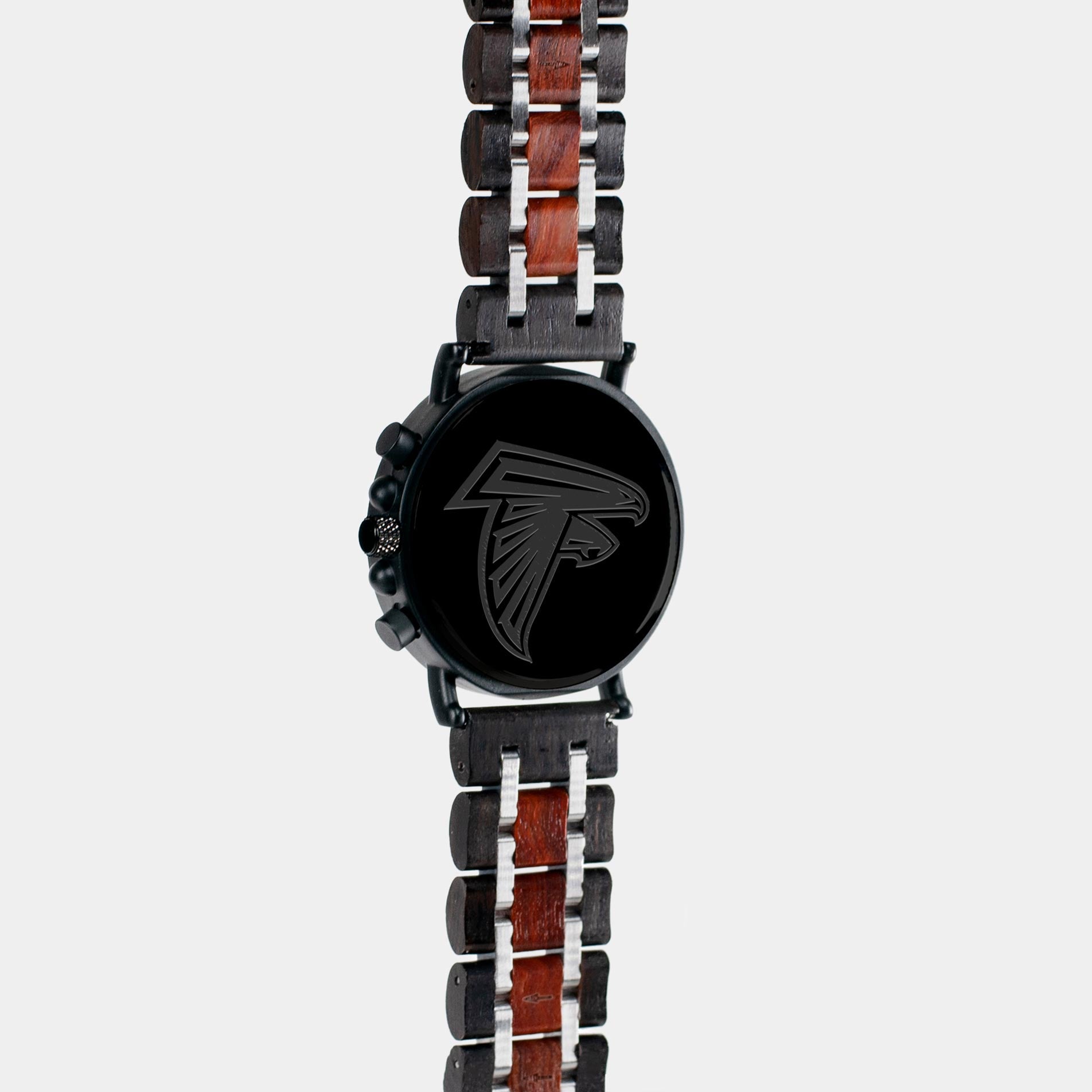 Atlanta Braves Wooden Wristwatch - Chronograph Mahogany and Walnut Watches