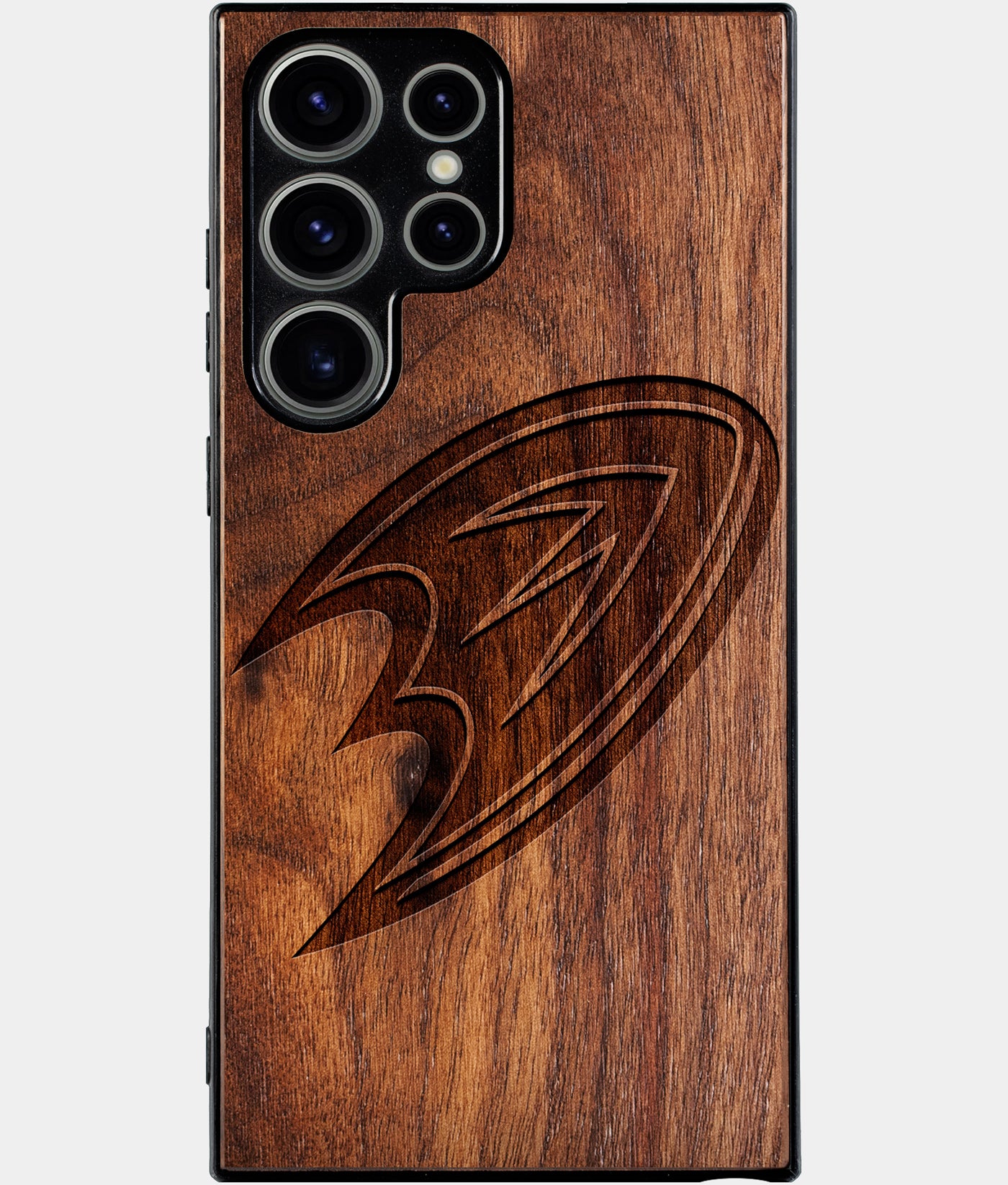 Best Wood Anaheim Ducks Samsung Galaxy S24 Ultra Case - Custom Engraved Cover - Engraved In Nature