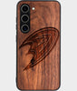 Best Wood Anaheim Ducks Samsung Galaxy S24 Case - Custom Engraved Cover - Engraved In Nature