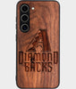 Best Wood Arizona Diamondbacks Samsung Galaxy S24 Plus Case - Custom Engraved Cover - Engraved In Nature