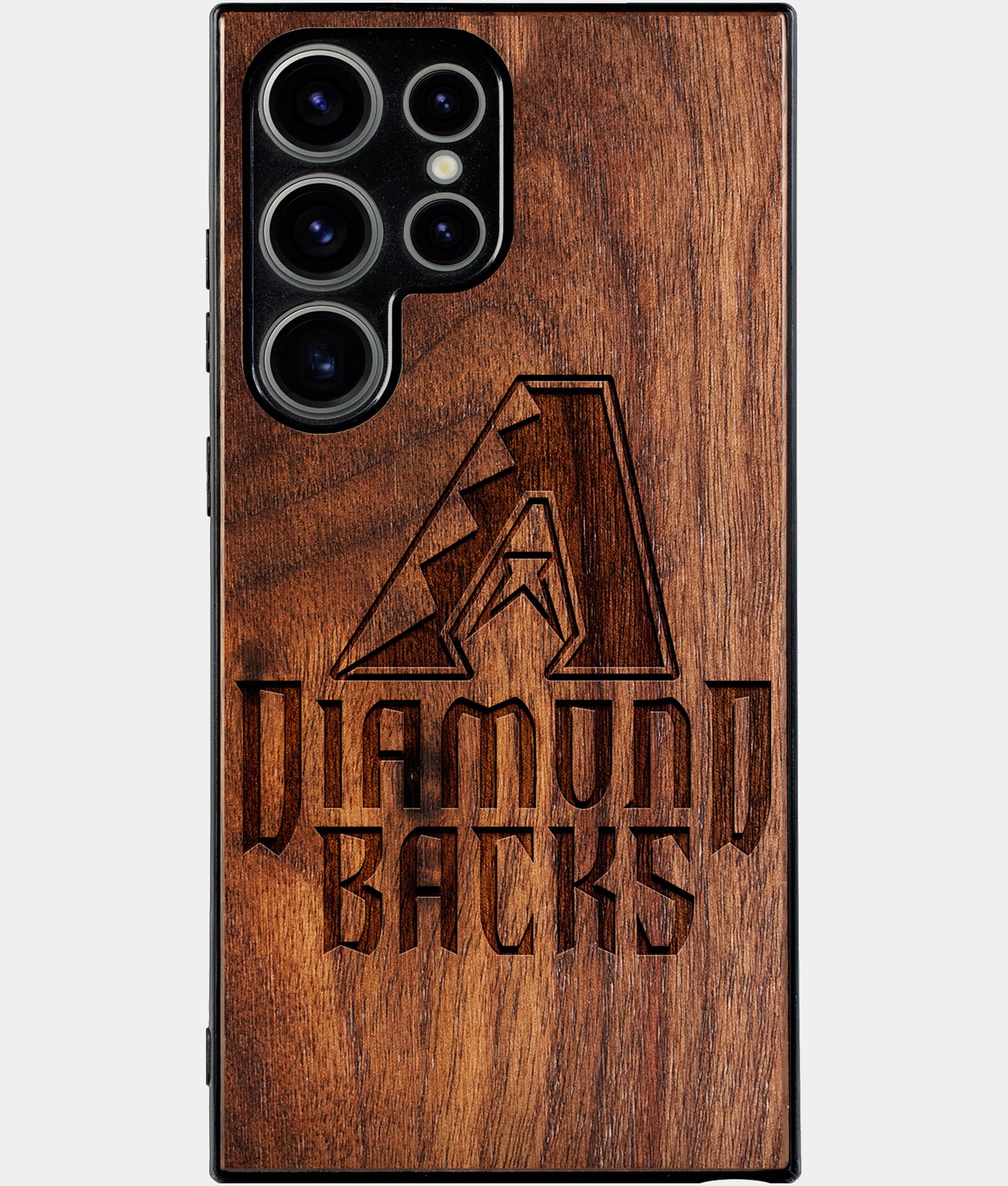 Best Wood Arizona Diamondbacks Samsung Galaxy S24 Ultra Case - Custom Engraved Cover - Engraved In Nature