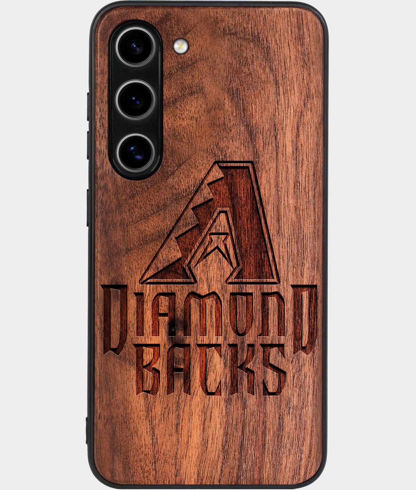 Best Wood Arizona Diamondbacks Samsung Galaxy S24 Case - Custom Engraved Cover - Engraved In Nature