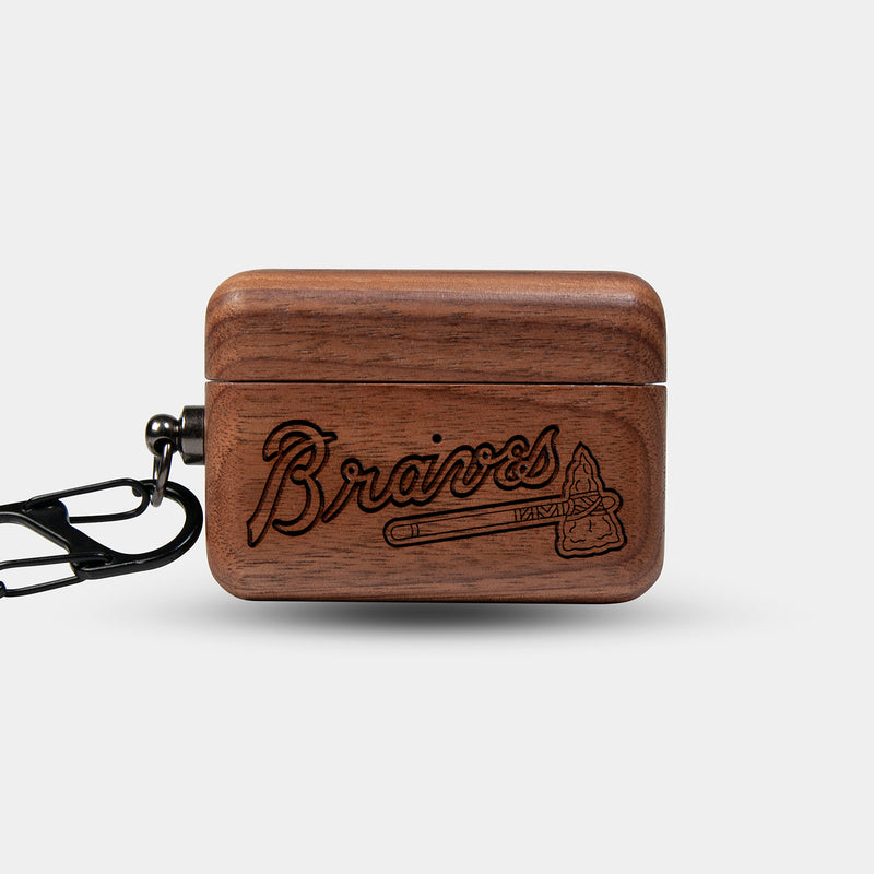 Wood Atlanta Braves iPhone 13 Pro Max Case - MagSafe® Compatible