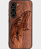 Best Wood Baltimore Ravens Galaxy S24 Case - Custom Engraved Cover - Engraved In Nature