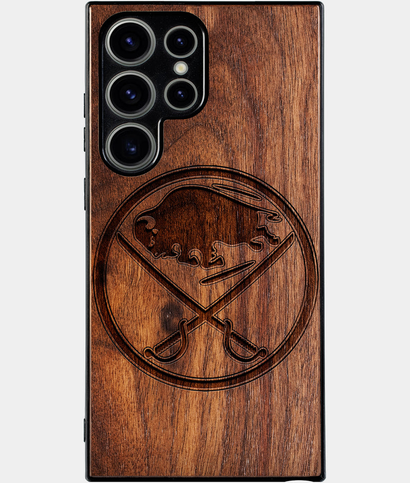 Best Wood Buffalo Sabres Samsung Galaxy S24 Ultra Case - Custom Engraved Cover - Engraved In Nature