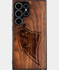 Best Wood Carolina Panthers Samsung Galaxy S24 Ultra Case - Custom Engraved Cover - Engraved In Nature