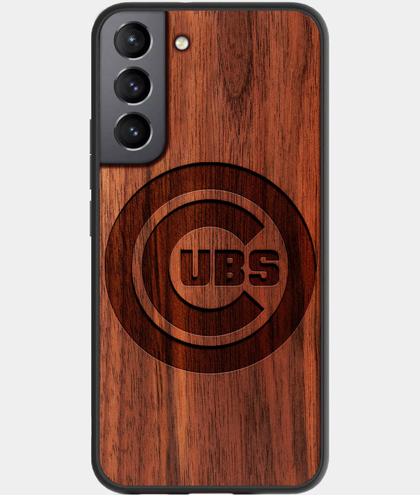 Best Wood Chicago Cubs Galaxy S23 Case - Custom Engraved Cover - Engraved In Nature