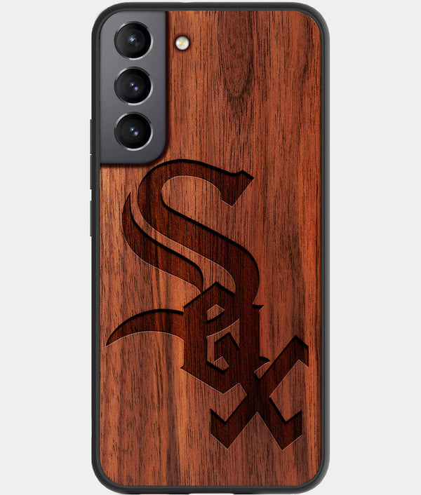 Best Wood Chicago White Sox Galaxy S23 Case - Custom Engraved Cover - Engraved In Nature