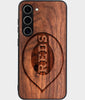 Best Wood Cincinnati Reds Samsung Galaxy S24 Plus Case - Custom Engraved Cover - Engraved In Nature