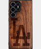 Best Wood Los Angeles Dodgers Samsung Galaxy S24 Ultra Case - Custom Engraved Cover - Cover Classic - Engraved In Nature