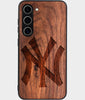 Best Wood New York Yankees Samsung Galaxy S24 Plus Case - Custom Engraved Cover - Cover Classic - Engraved In Nature