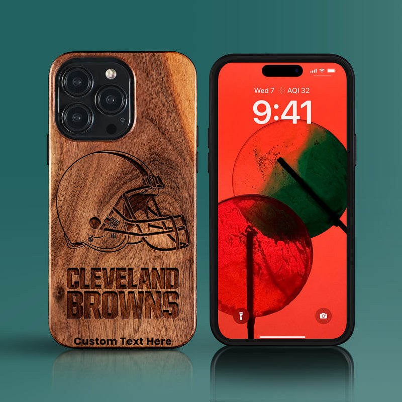 Custom Cleveland Browns iPhone 15, 15 Pro, 15 Pro Max