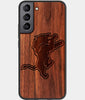 Best Wood Detroit Lions Galaxy S23 Case - Custom Engraved Cover - Engraved In Nature