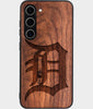 Best Wood Detroit Tigers Samsung Galaxy S24 Case - Custom Engraved Cover - Engraved In Nature