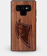 Best Custom Engraved Walnut Wood Carolina Panthers Note 9 Case - Engraved In Nature