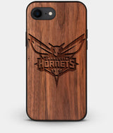 Best Custom Engraved Walnut Wood Charlotte Hornets iPhone 7 Case - Engraved In Nature