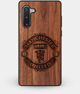 Best Custom Engraved Walnut Wood Manchester United F.C. Note 10 Case - Engraved In Nature