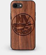 Best Custom Engraved Walnut Wood New York Islanders iPhone 7 Case - Engraved In Nature