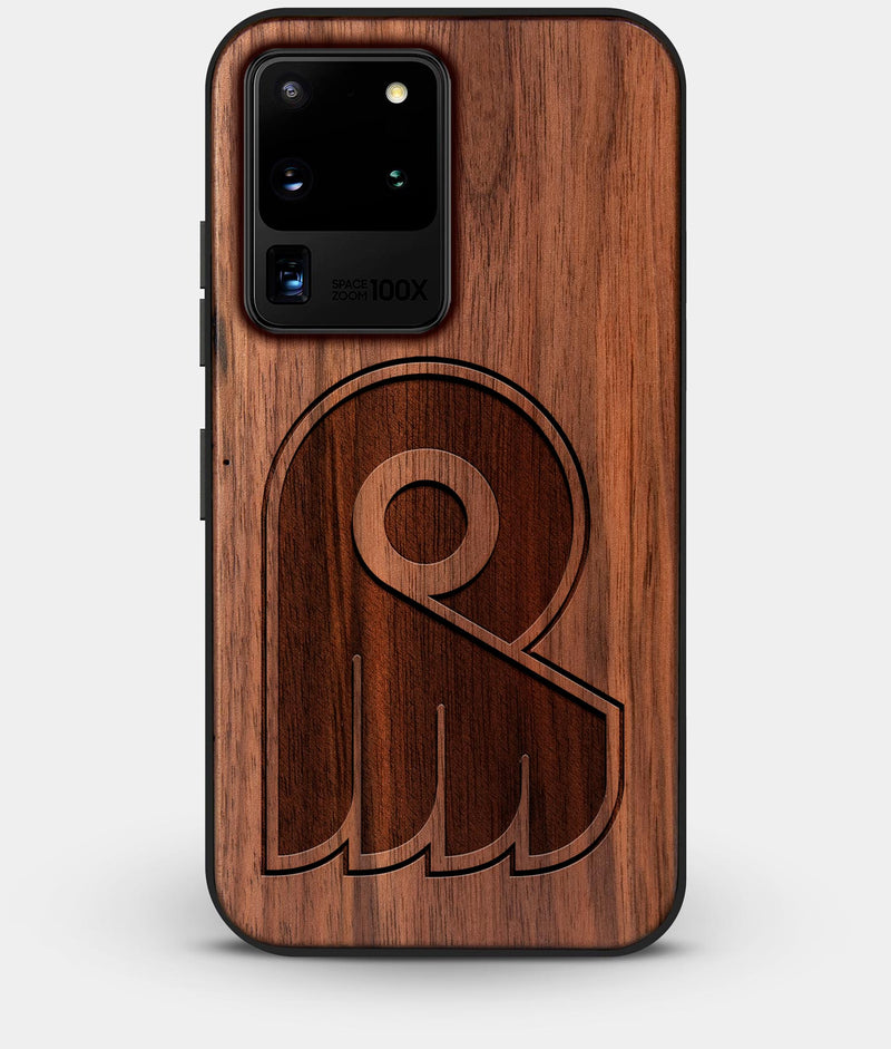 Best Custom Engraved Walnut Wood Philadelphia Flyers Galaxy S20 Ultra Case - Engraved In Nature