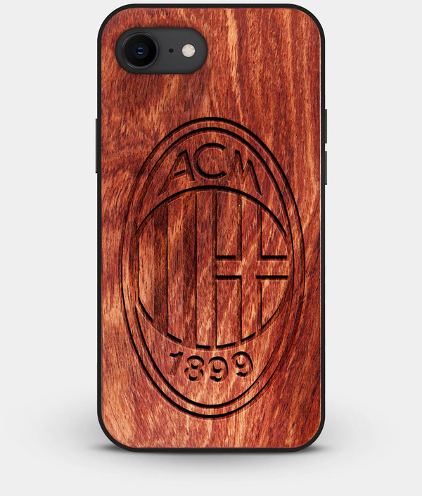 Best Custom Engraved Wood A.C. Milan iPhone 7 Case - Engraved In Nature