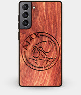 Best Wood AFC Ajax Galaxy S21 Plus Case - Custom Engraved Cover - Engraved In Nature