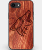 Best Custom Engraved Wood Arizona Coyotes iPhone SE Case - Engraved In Nature