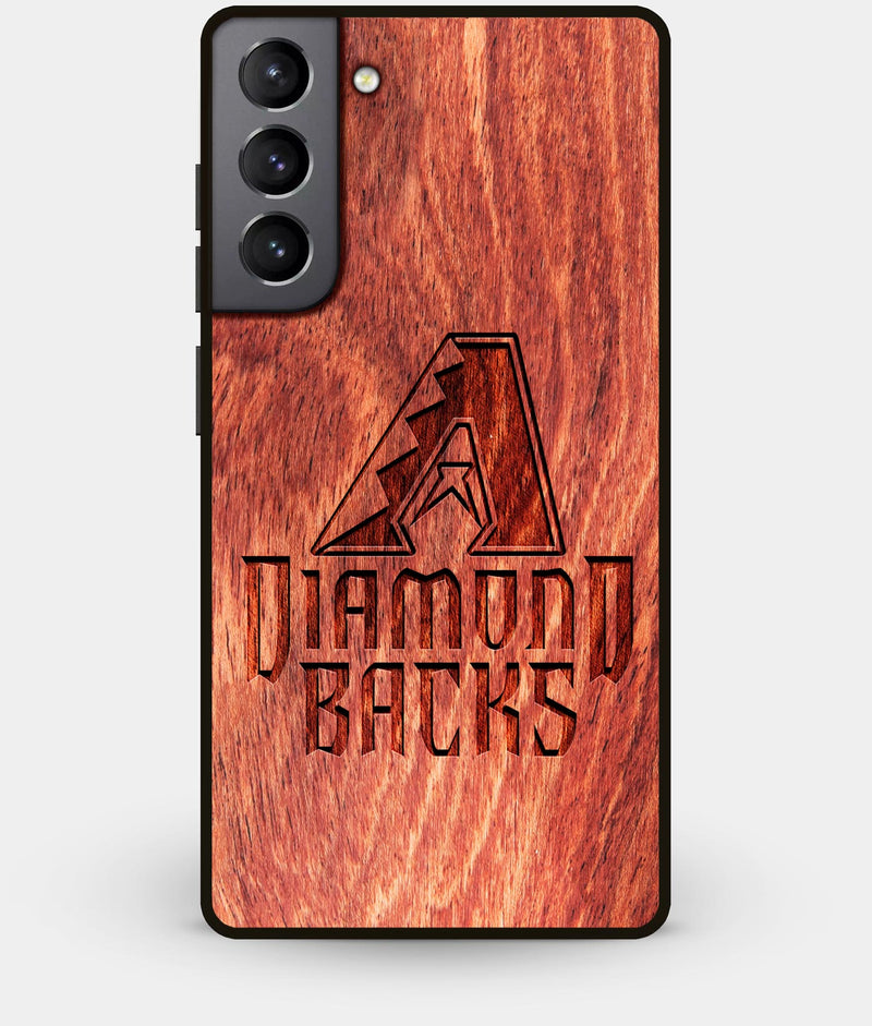 Best Wood Arizona Diamondbacks Galaxy S21 Case - Custom Engraved Cover - Engraved In Nature