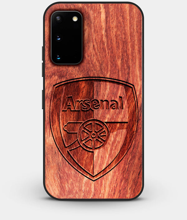 Best Custom Engraved Wood Arsenal F.C. Galaxy S20 Case - Engraved In Nature