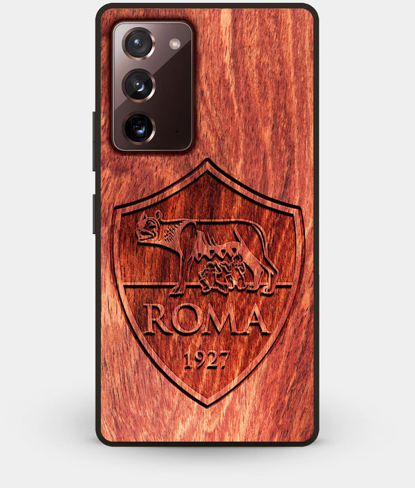 Best Custom Engraved Wood A.S. Roma Note 20 Case - Engraved In Nature