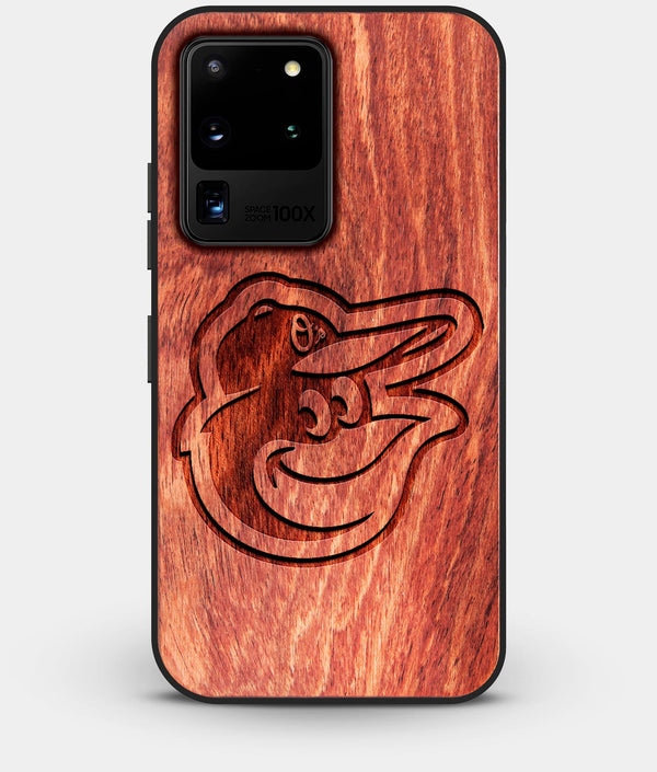 Best Custom Engraved Wood Baltimore Orioles Galaxy S20 Ultra Case - Engraved In Nature