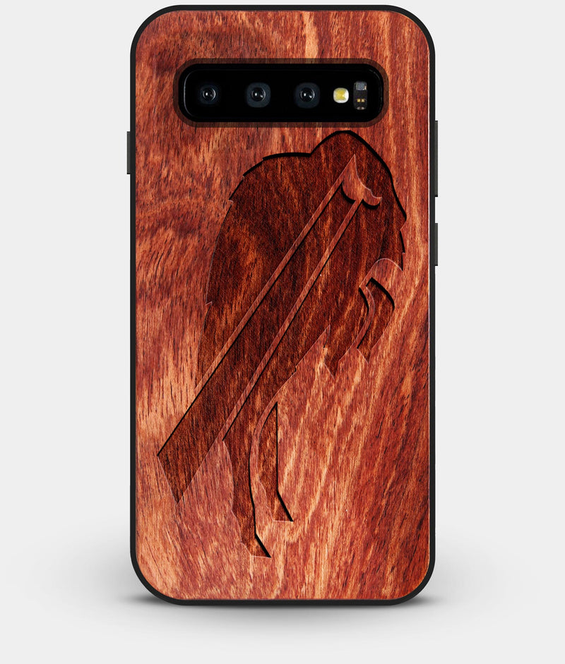 Best Custom Engraved Wood Buffalo Bills Galaxy S10 Case - Engraved In Nature
