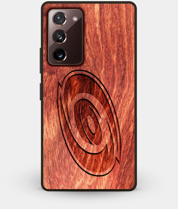 Best Custom Engraved Wood Carolina Hurricanes Note 20 Case - Engraved In Nature