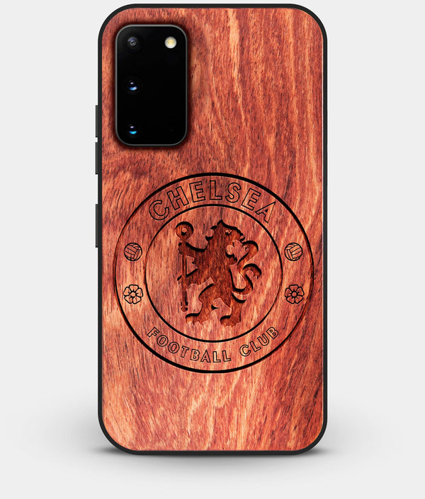 Best Custom Engraved Wood Chelsea F.C. Galaxy S20 Case - Engraved In Nature