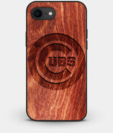 Best Custom Engraved Wood Chicago Cubs iPhone 8 Case - Engraved In Nature