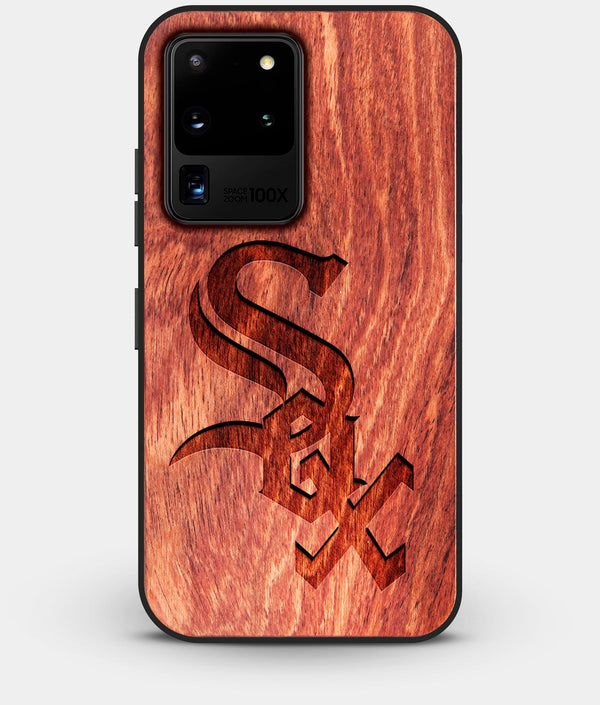 Best Custom Engraved Wood Chicago White Sox Galaxy S20 Ultra Case - Engraved In Nature