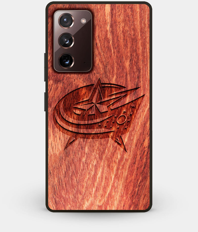 Best Custom Engraved Wood Columbus Blue Jackets Note 20 Case - Engraved In Nature