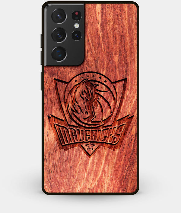 Best Wood Dallas Mavericks Galaxy S21 Ultra Case - Custom Engraved Cover - Engraved In Nature