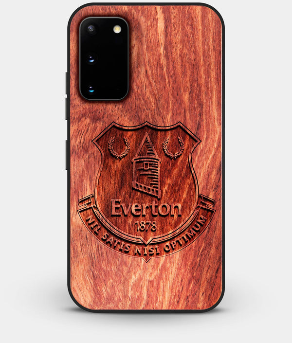 Best Custom Engraved Wood Everton F.C. Galaxy S20 Case - Engraved In Nature