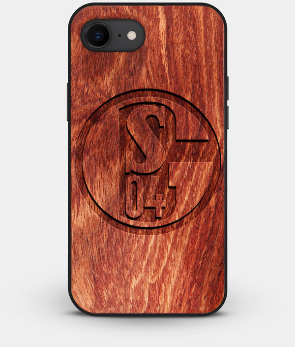 Best Custom Engraved Wood FC Schalke 04 iPhone 7 Case - Engraved In Nature