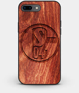 Best Custom Engraved Wood FC Schalke 04 iPhone 7 Plus Case - Engraved In Nature