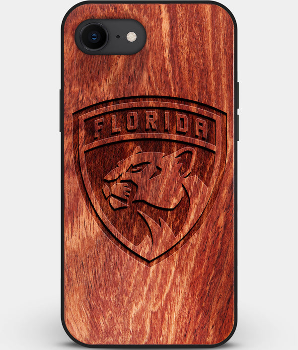 Best Custom Engraved Wood Florida Panthers iPhone SE Case - Engraved In Nature