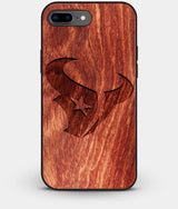 Best Custom Engraved Wood Houston Texans iPhone 8 Plus Case - Engraved In Nature