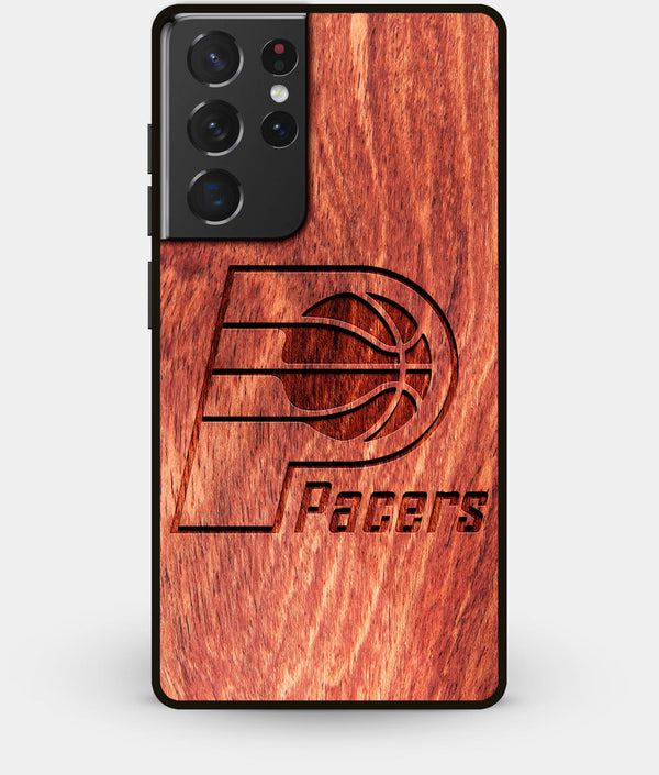 Best Wood Indiana Pacers Galaxy S21 Ultra Case - Custom Engraved Cover - Engraved In Nature